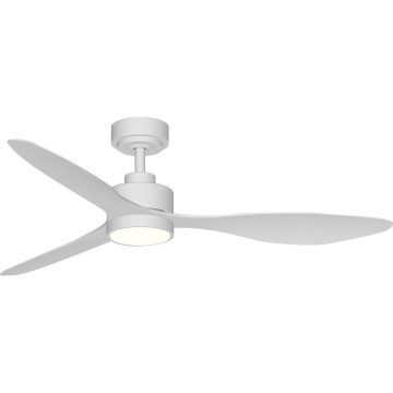 Aigostar - Dimmbarer LED-Deckenventilator LED/20W/230V 2700-6500K 132cm weiß + Fernbedienung
