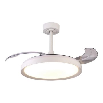 Aigostar - Dimmbarer LED-Deckenventilator LED/50W/230V 2700-6500K 106cm weiß + Fernbedienung