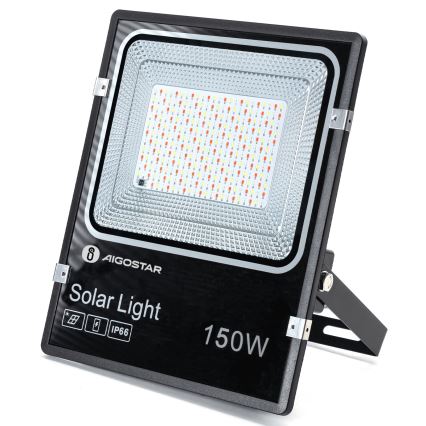 Aigostar - Dimmbarer LED-RGB-Solarstrahler LED/150W/3,2V IP66 + Fernbedienung