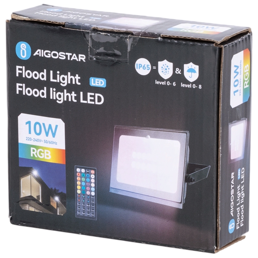 Aigostar - LED RGB dimmbarer Strahler LED/20W/230V IP65 + Fernbedienung