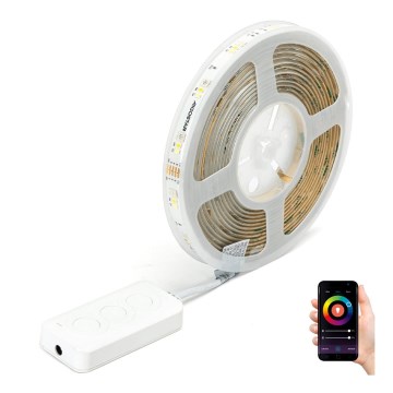 Aigostar - Dimmbarer LED-RGBW-Streifen 5m MESH Smart LED/24W/230V 2700-6500K + Fernbedienung