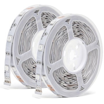 Aigostar - Dimmbarer LED-RGBW-Streifen LED/18W/12V 2x5 m Wi-Fi