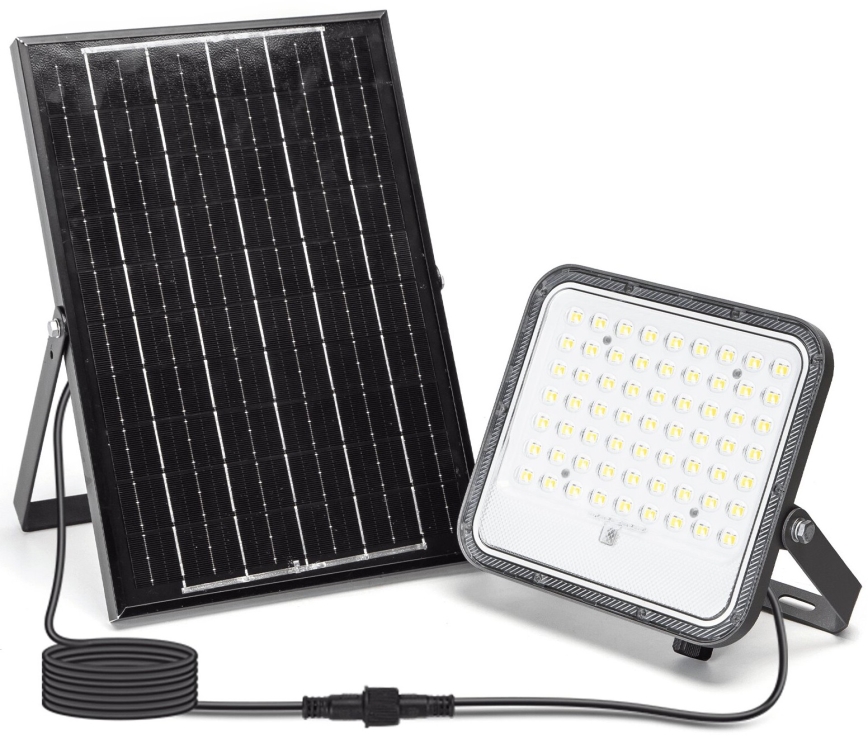 Aigostar - Dimmbarer LED-Solarstrahler LED/100W/3,4V 3000/4000/6500K IP66 + Fernbedienung