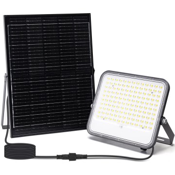 Aigostar - Dimmbarer LED-Solarstrahler LED/200W/3,4V 3000/4000/6500K IP66 16000 mAh + Fernbedienung