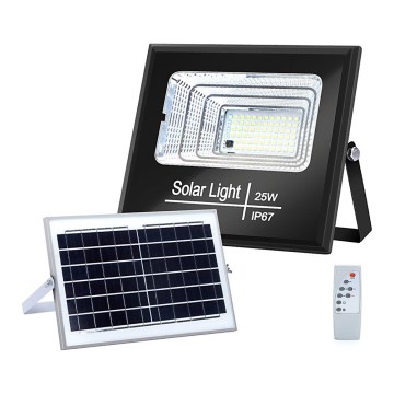 Aigostar - Dimmbarer LED-Solarstrahler LED/25W/3,2V IP67 5000 mAh + Fernbedienung