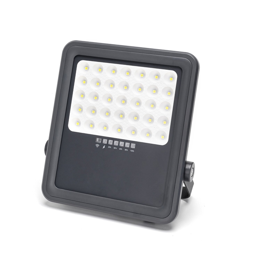 Aigostar - Dimmbarer LED-Solarstrahler LED/300W/3,4V IP65 + Fernbedienung