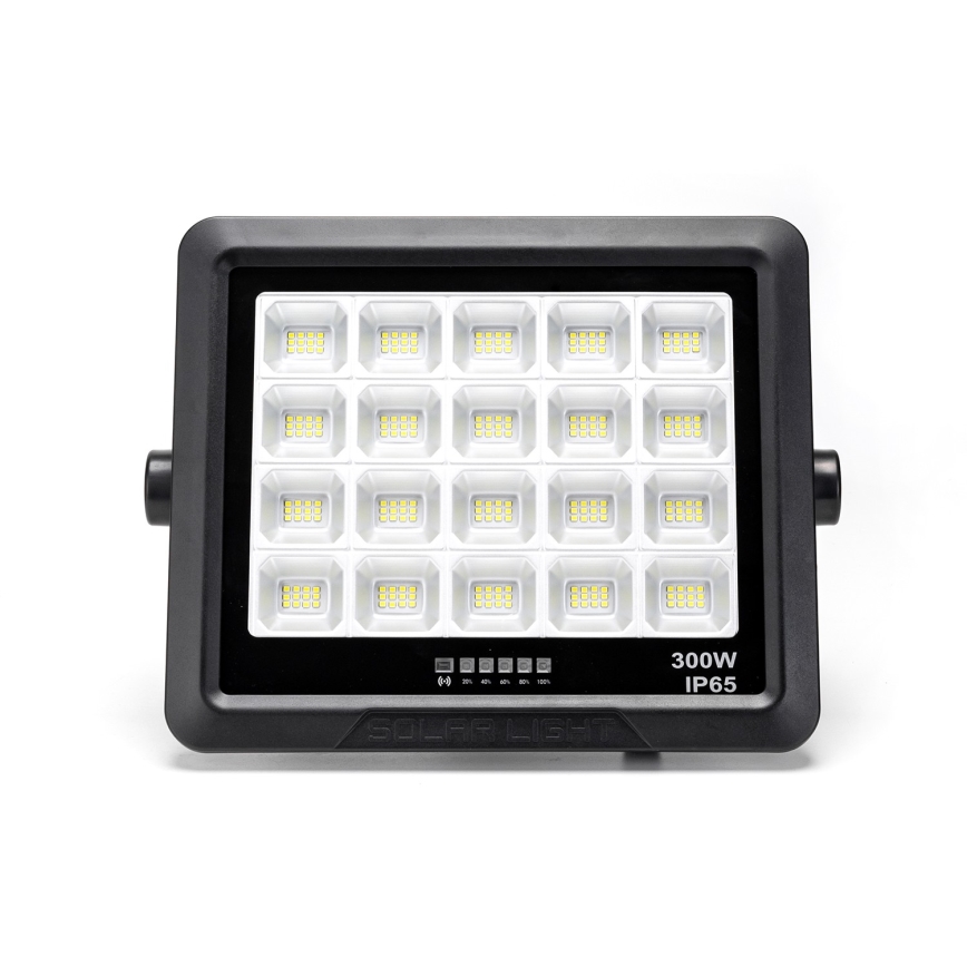 Aigostar - Dimmbarer LED-Solarstrahler LED/300W/3,4V IP65 + Fernbedienung