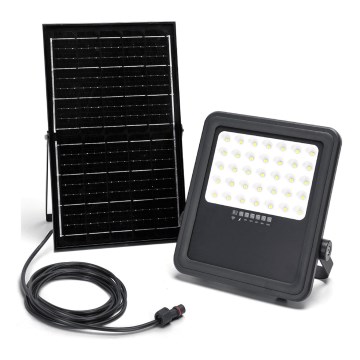 Aigostar - Dimmbarer LED-Solarstrahler LED/300W/3,4V IP65 + Fernbedienung
