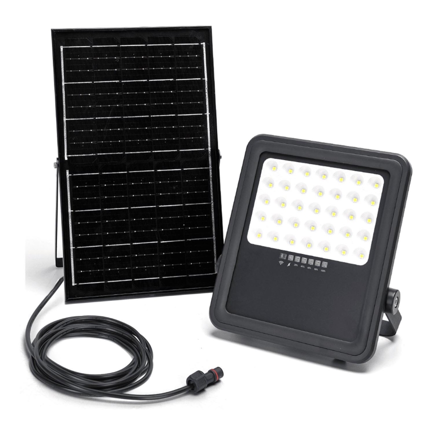 Aigostar - Dimmbarer LED-Solarstrahler LED/300W/3,4V IP65 + Fernbedienung