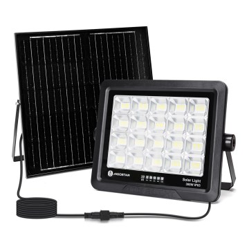 Aigostar - Dimmbarer LED-Solarstrahler LED/300W/3,4V IP65 + Fernbedienung