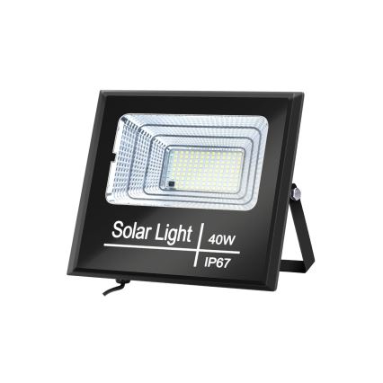 Aigostar - Dimmbarer LED-Solarstrahler LED/40W/3,2V IP67 2000 mAh + FB