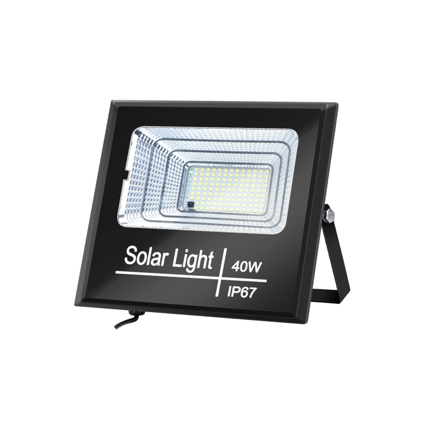 Aigostar - Dimmbarer LED-Solarstrahler LED/40W/3,2V IP67 2000 mAh + FB
