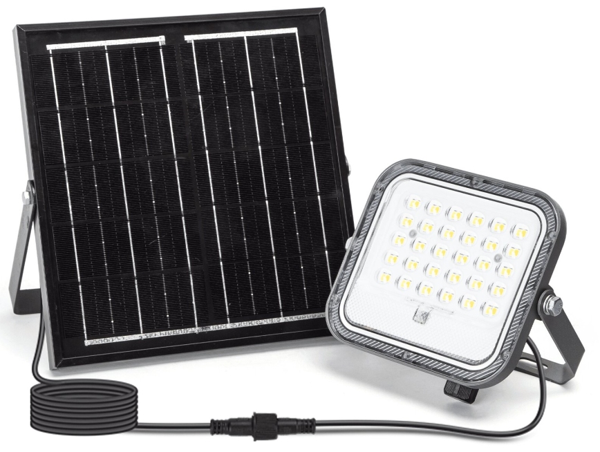 Aigostar - Dimmbarer LED-Solarstrahler LED/50W/3,4V 3000/4000/6500K IP66 4000 mAh + Fernbedienung