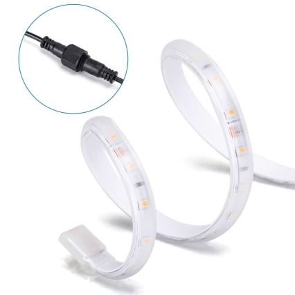 Aigostar - Dimmbarer LED-Solarstreifen LED/1,6W/3,2V 3 m 2700K IP65 1800 mAh + Fernbedienung