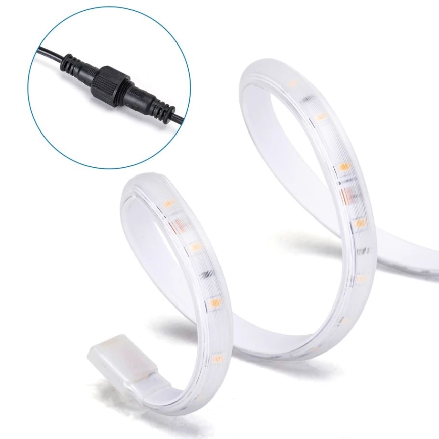 Aigostar - Dimmbarer LED-Solarstreifen LED/1,6W/3,2V 3 m 2700K IP65 1800 mAh + Fernbedienung
