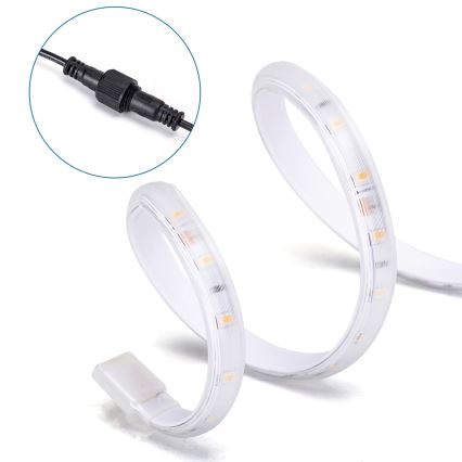 Aigostar - Dimmbarer LED-Solarstreifen LED/10W/3,2V 10 m 2700K IP65 8000 mAh + Fernbedienung