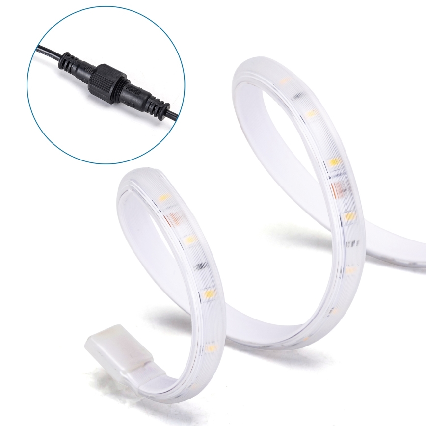 Aigostar - Dimmbarer LED-Solarstreifen LED/10W/3,2V 10 m 6500K IP65 8000 mAh + Fernbedienung