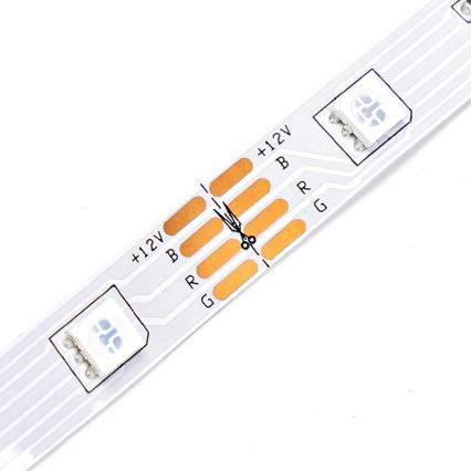Aigostar - Dimmbarer RGBW-LED-Streifen 48W/12V 2x7,5 m Wi‑Fi