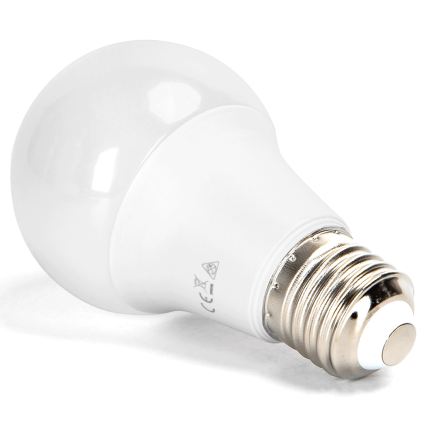 Aigostar - LED RGBW dimmbar A60 Leuchtmittel E27/8W/230V 3000K + Fernbedienung