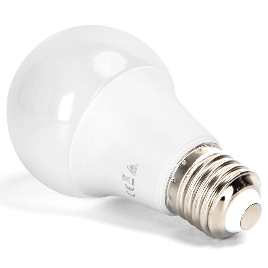 Aigostar - LED RGBW dimmbar A60 Leuchtmittel E27/8W/230V 3000K + Fernbedienung