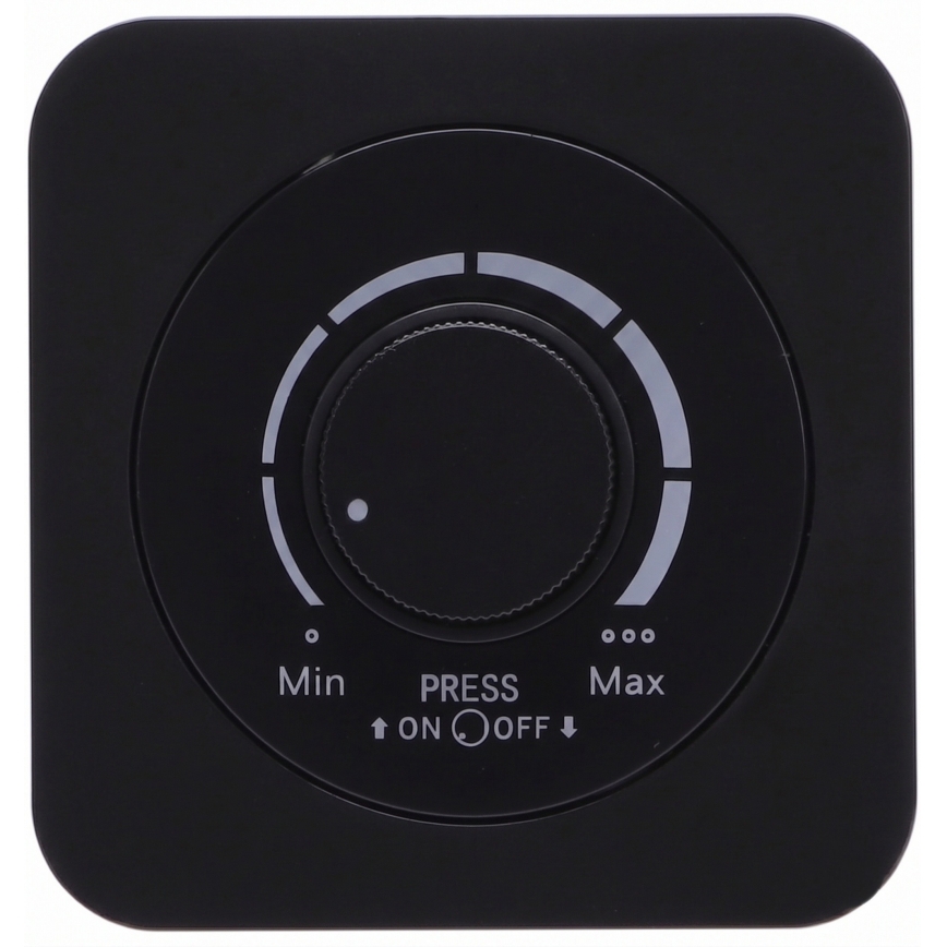 Aigostar - Dimmer mit Rahmen, 250V/10A, schwarz