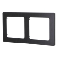 Aigostar - Doppelrahmen Aluminium schwarz