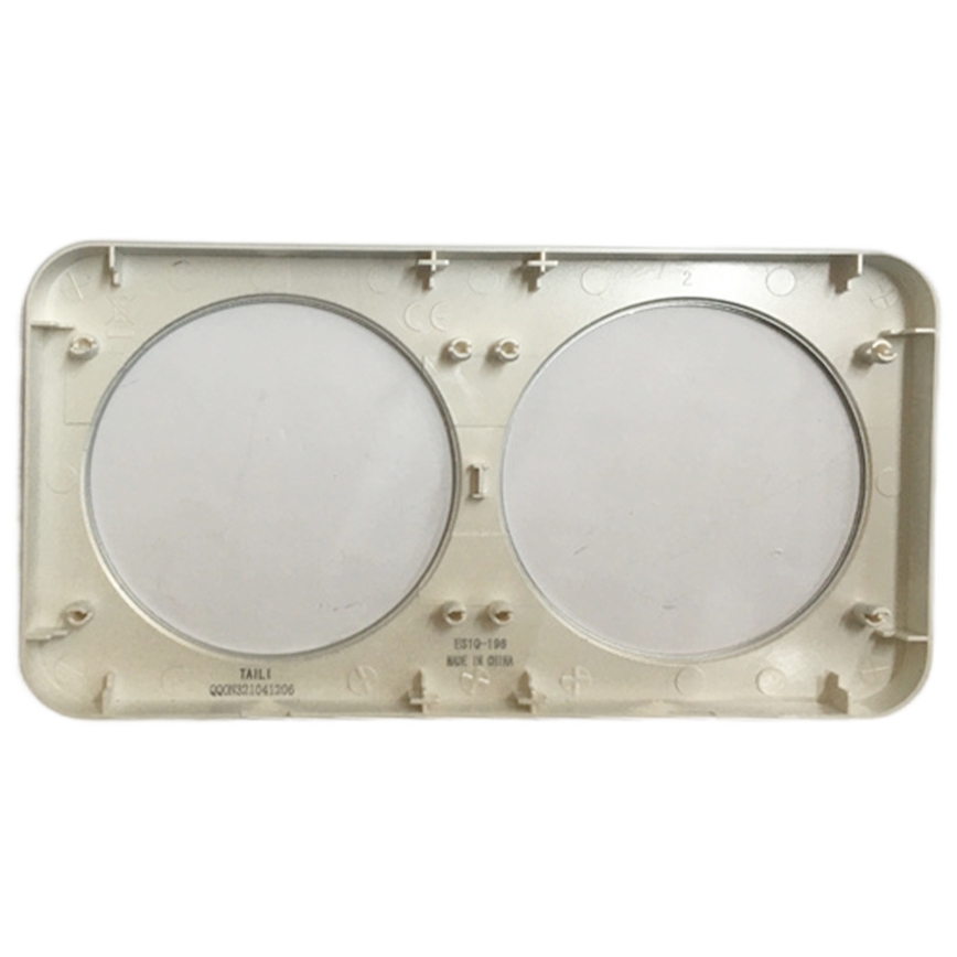 Aigostar - Doppelrahmen aus Aluminium, silberfarben