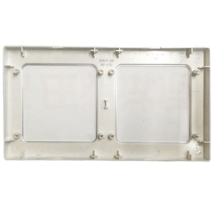 Aigostar - Doppelrahmen aus Aluminium, silberfarben