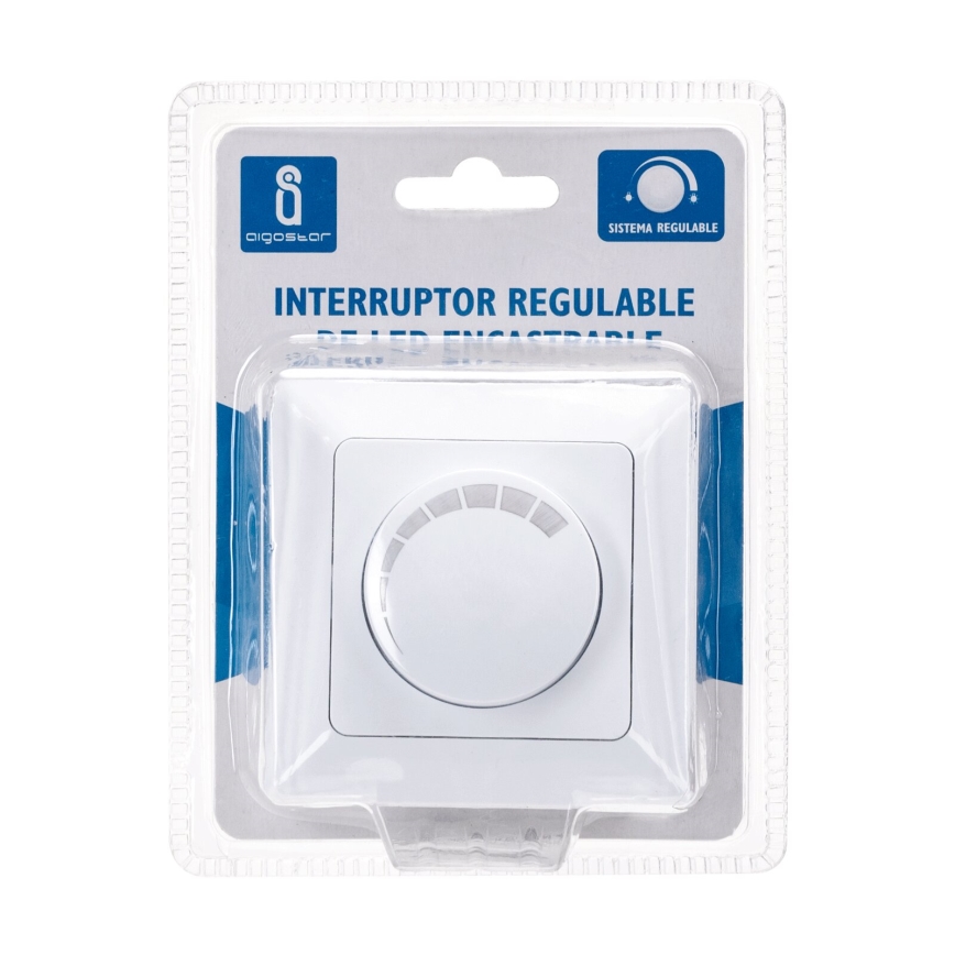 Aigostar - Drehdimmer 110W/230V weiß