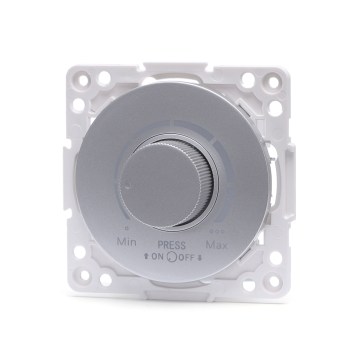 Aigostar - Drehdimmer 300 W/230 V silber