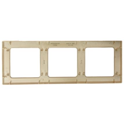Aigostar - Dreifachrahmen aus Aluminium, goldfarben