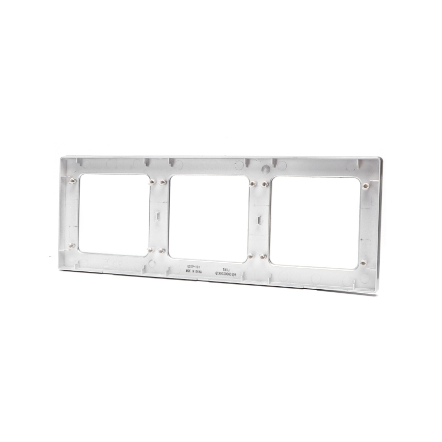 Aigostar - Dreifachrahmen aus Aluminium, silber