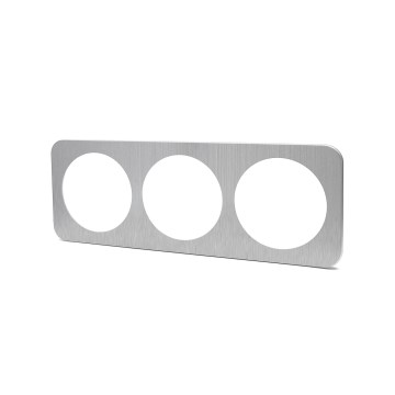 Aigostar - Dreifachrahmen aus Aluminium, silber