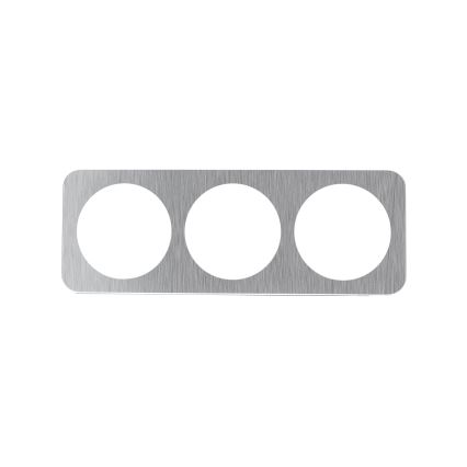 Aigostar - Dreifachrahmen aus Aluminium, silber
