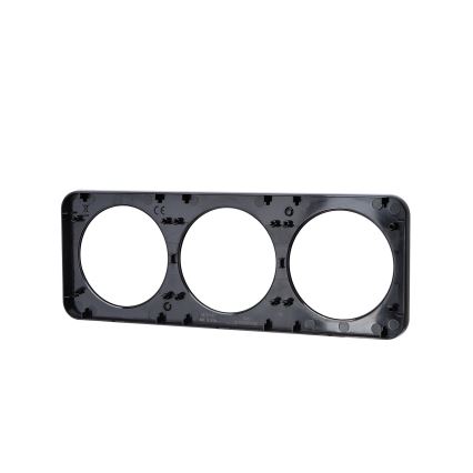 Aigostar - Dreifachrahmen aus Aluminium, schwarz