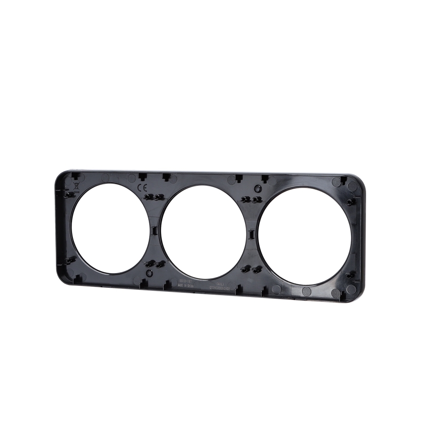 Aigostar - Dreifachrahmen aus Aluminium, schwarz