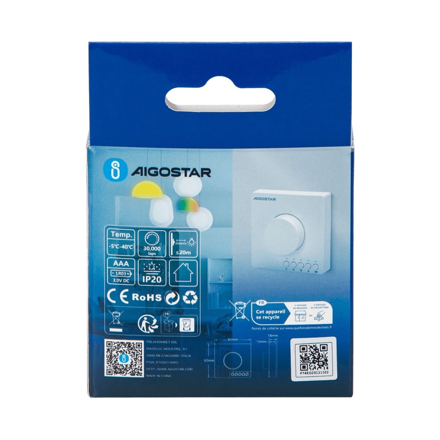Aigostar - Druckknopf-Dimmer MESH