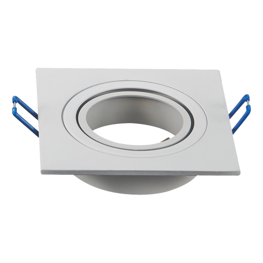 Aigostar - Einbaurahmen für Einbauleuchte GU10 9,1x9,1 cm weiß