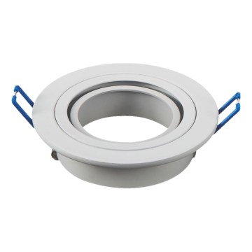 Aigostar - Einbaurahmen für GU10-Einbaustrahler Ø 9,1 cm, weiß
