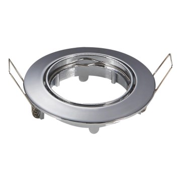 Aigostar - Einbauring für Einbauleuchte GU10, Durchmesser 8,2 cm, glänzender Chrom