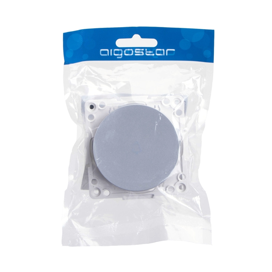 Aigostar - Einfacher rahmenloser Klingeltaster silber