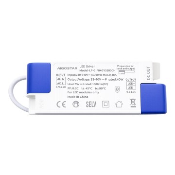 Aigostar - Elektrischer Transformator 40W/230V
