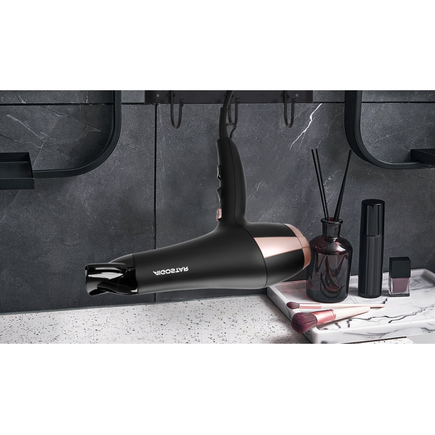 Aigostar - Haartrockner 2400W/230V schwarz