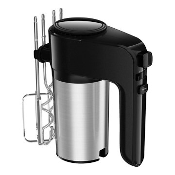 Aigostar - Handmixer 300W/230V schwarz/matt Chrom