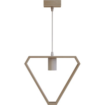 Aigostar - Hängeleuchte 1xE27/60W/230V beige