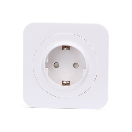 Aigostar - Haushaltssteckdose mit SCHUKO-Rahmen, 250 V, weiß