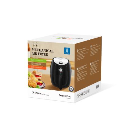 Aigostar - Heißluftfritteuse 1500W/230V 3,5l schwarz