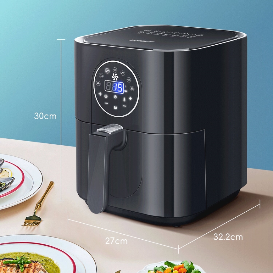 Aigostar - Heißluftfritteuse 1500W/230V 3,5l schwarz