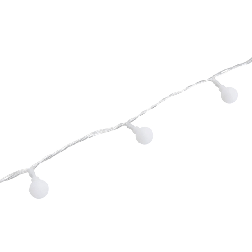 Aigostar - LED-Lichterkette für den Außenbereich, 100 LEDs / 8 Funktionen, 10 m, IP44, warmweiß