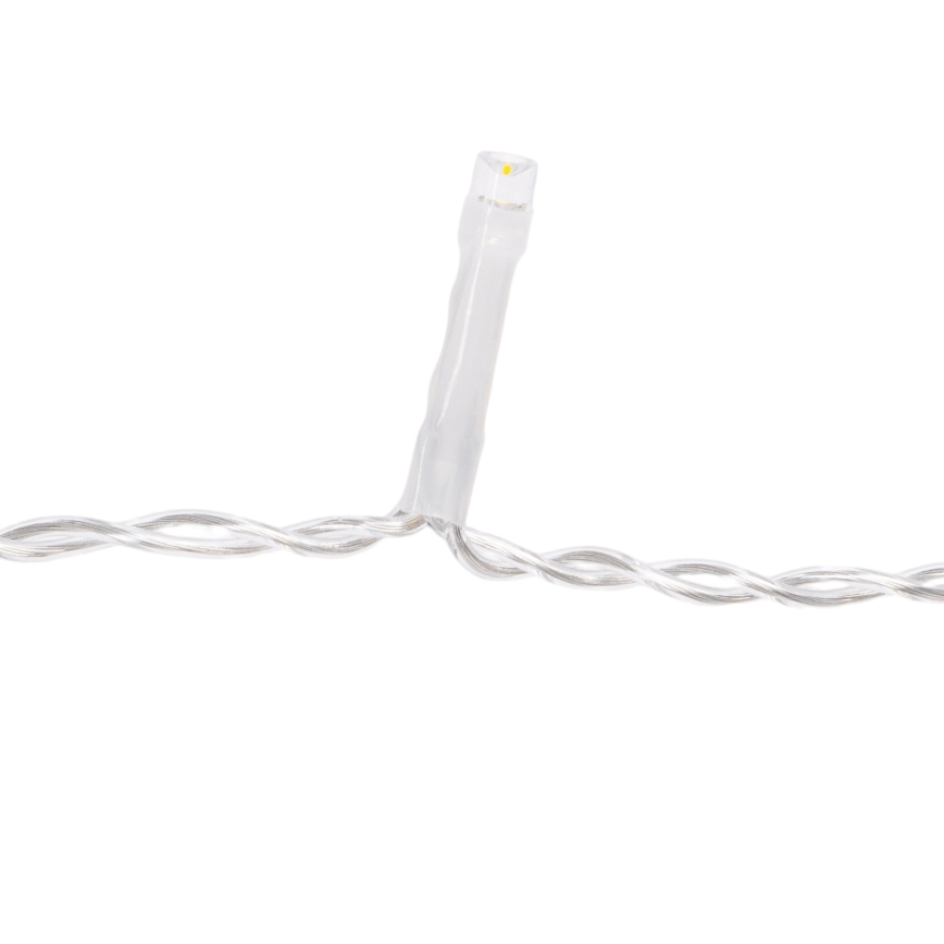 Aigostar - LED Außen-Lichterkette 100xLED/8 Funktionen 5x0,4m IP44 warmweiß